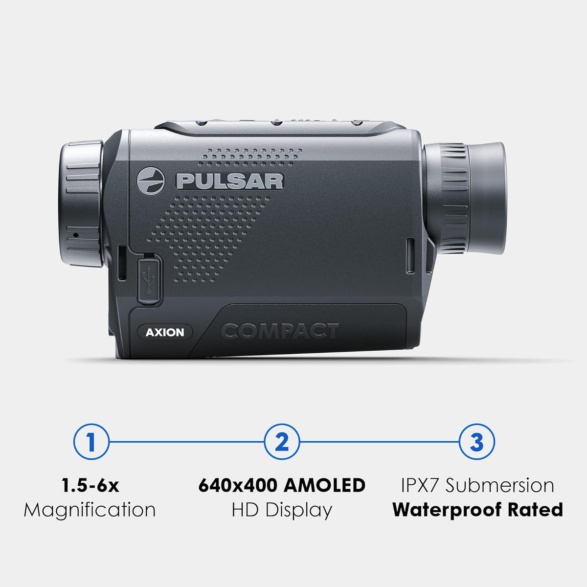 Pulsar Axion Compact Thermal Monocular