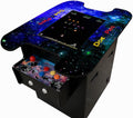 Doc and Pies Arcade Factory 60-Game Full Size Cocktail Arcade Machine â 2 Player Retro Arcade Table with LCD Screen, Joysticks & Buttons â Classic Arcade Cabinet for Home or Game Room