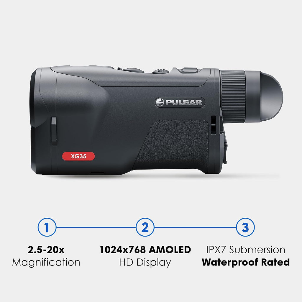 Pulsar Oryx LRF XG35 Thermal Monocular with Laser Rangefinder