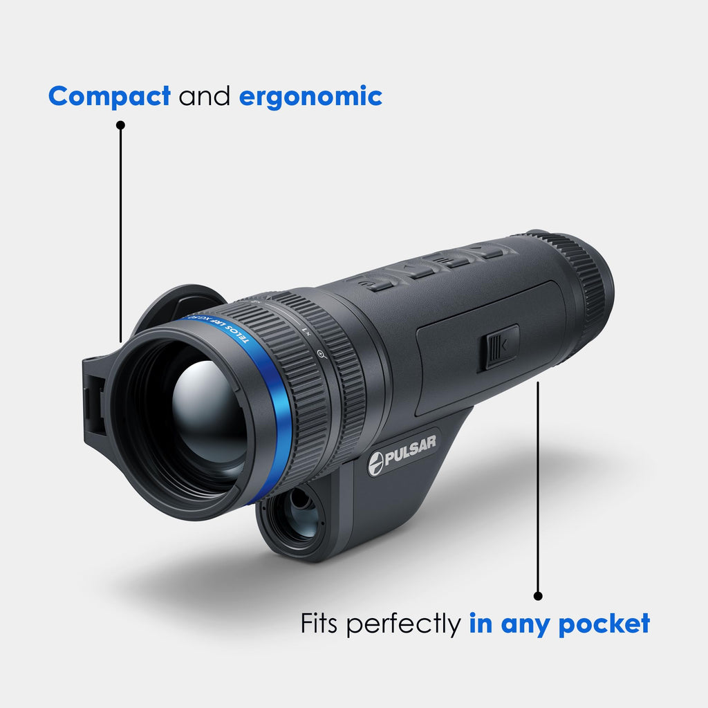 Pulsar Telos LRF Thermal Monocular with Laser Range Finder