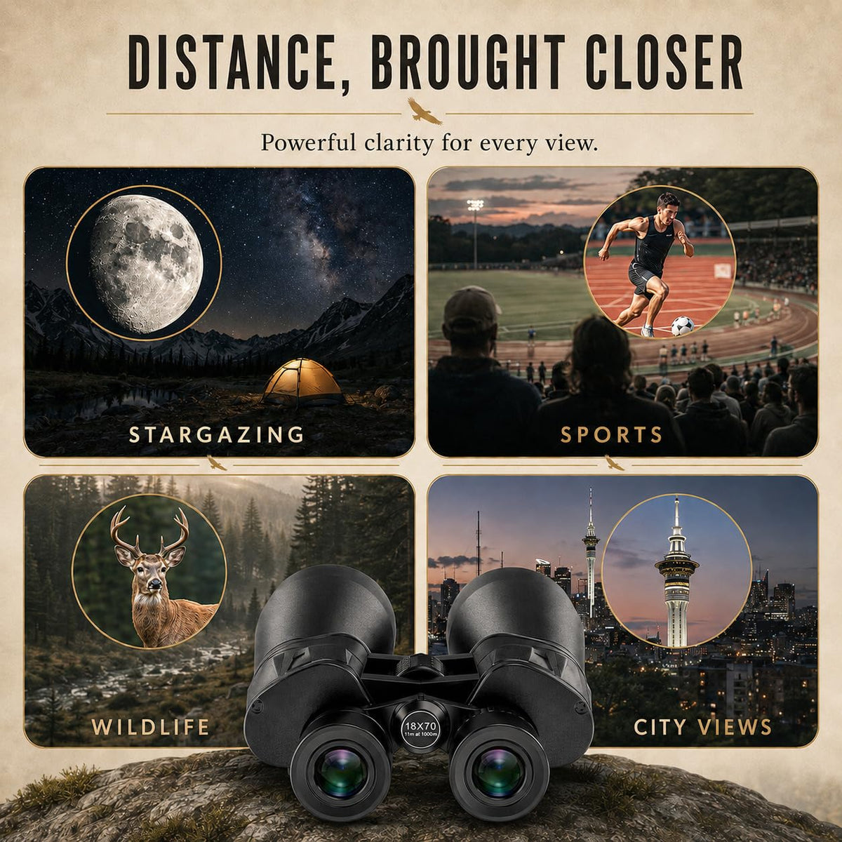 20x80 Astronomy Binoculars for Adults High Powered
