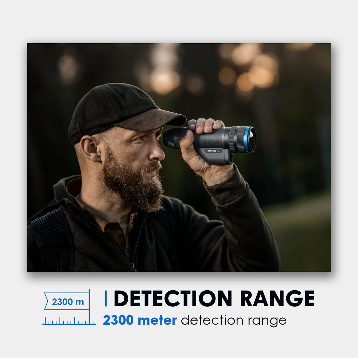 Pulsar Telos LRF Thermal Monocular with Laser Range Finder