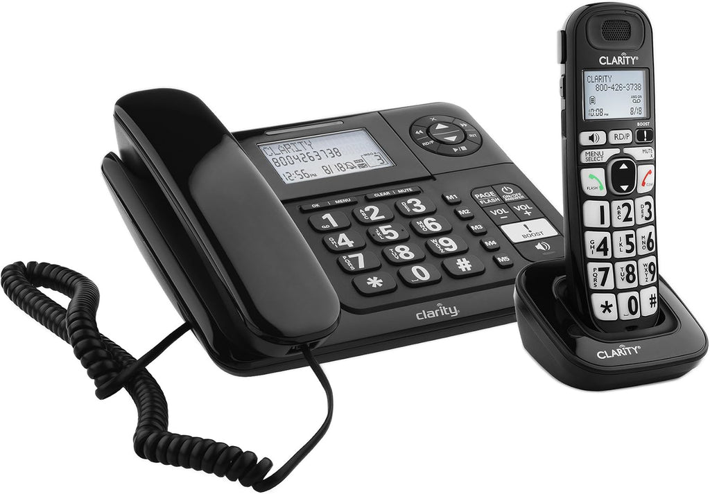 Clarity E814CC Amplified Corded Hearing impaired Phones for Elderly (E814CC Base Phone)