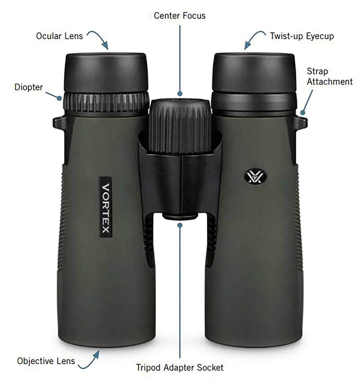 Vortex Diamondback HD 12x50 Binoculars