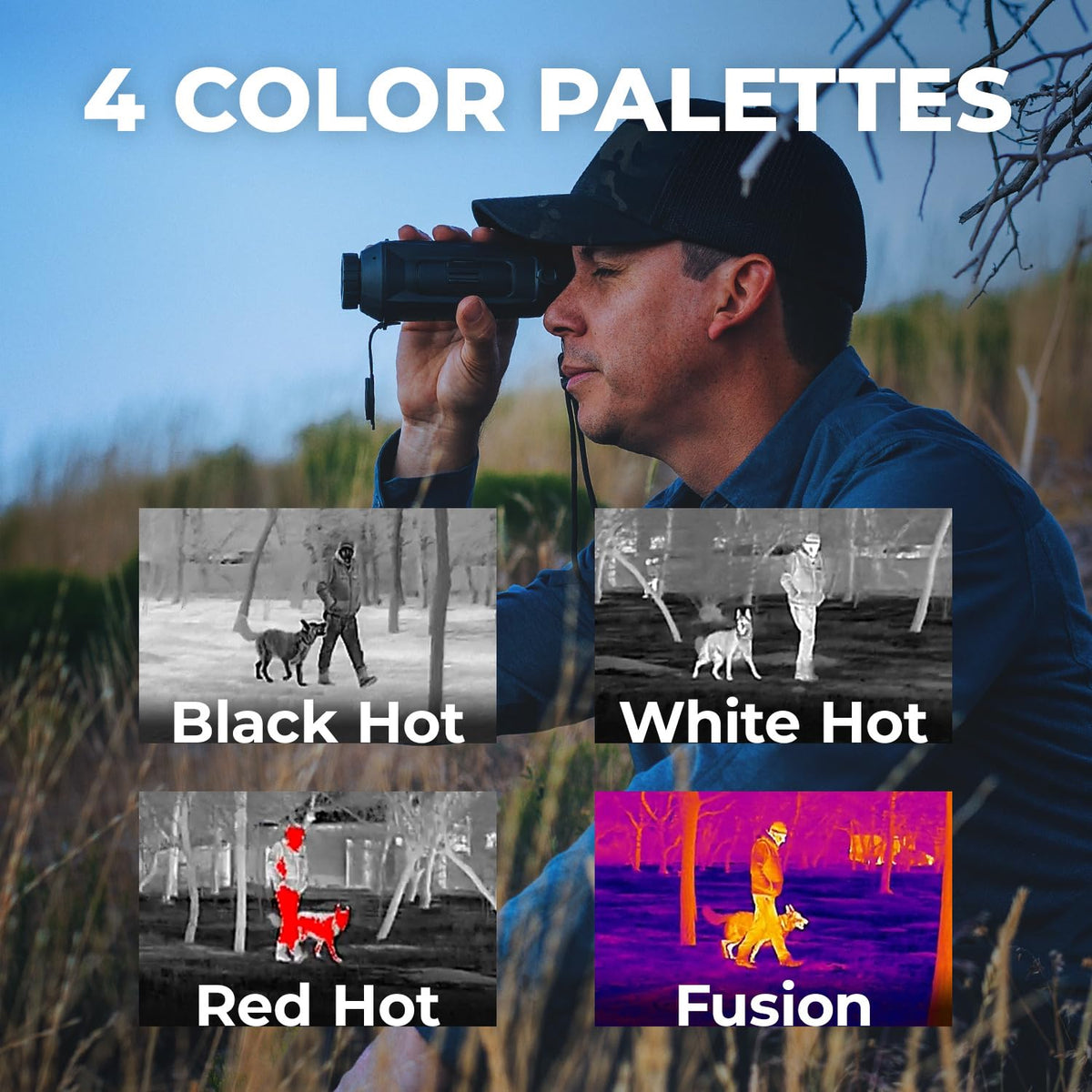 AGM Global Vision Taipan V2 Thermal Imaging Monocular High-Sensitivity