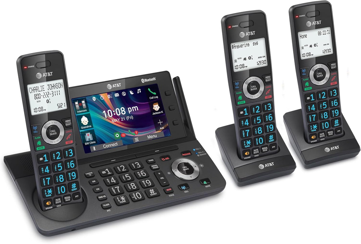 AT&T DLP73390 3-Handset DECT 6.0 Cordless Phone with Answering Machine