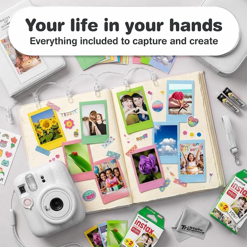 Fujifilm Instax Mini 13 Blue Instant Camera with 20-Sheet Film Set