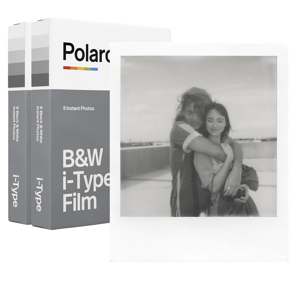Polaroid Now Generation 3 i-Type Camera in Pebble White + 16 Film Bundle