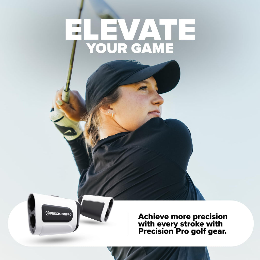 Precision Pro NX10 Slope Golf Rangefinder, 20+ Interchangeable Looks