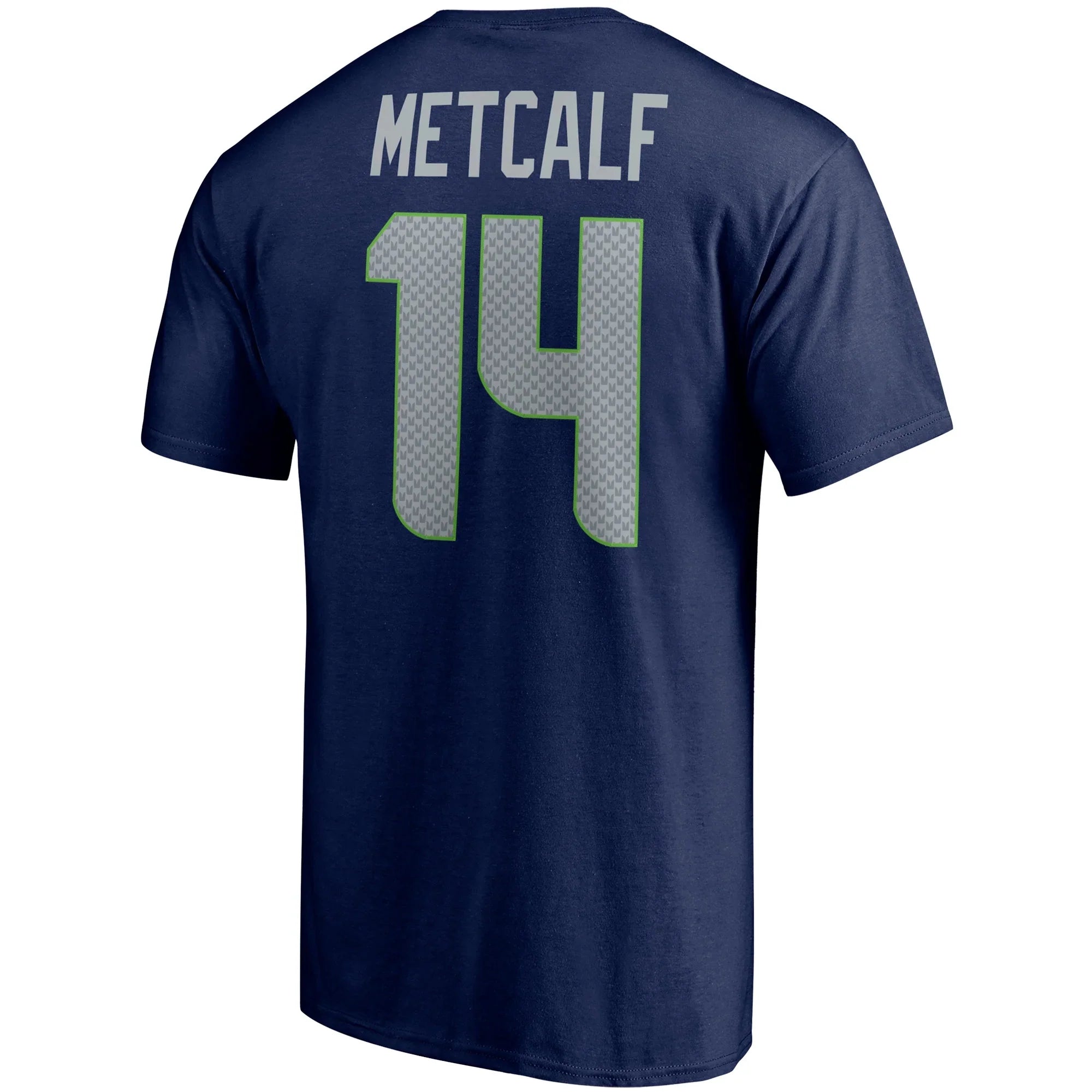 Navy DK Player Men's Number Seahawks Fanatics & Metcalf Icon Branded Seattle T-Shirt Name College
