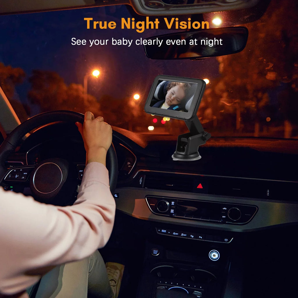 View Wide Display Rear Seat 5 Mirror Seat Baby Monitor Seat Invigilator,Camera 5 Seat 150° 5 Inch Camera Car Inch Car Dazzduo Baby Car 150° Baby View Display Baby Car Mirror Wide Monitor Vision