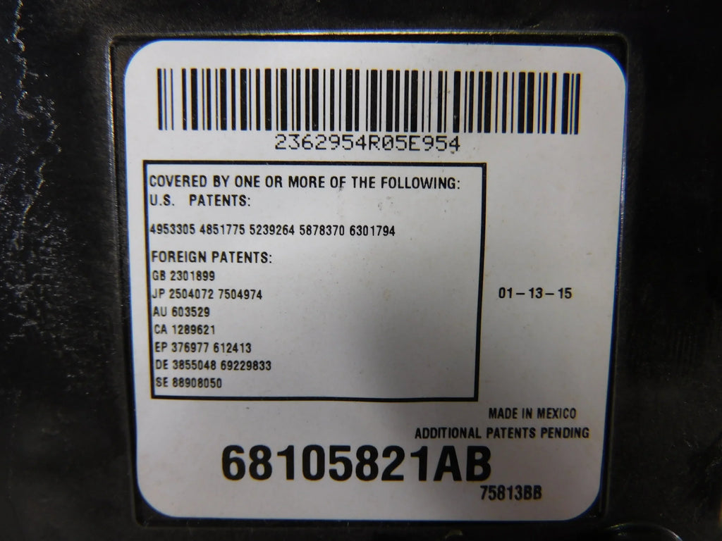Console 13-15 Overhead (Good) LKQ 1500 Mounted Pre-Owned Roof Dodge Ram OEM