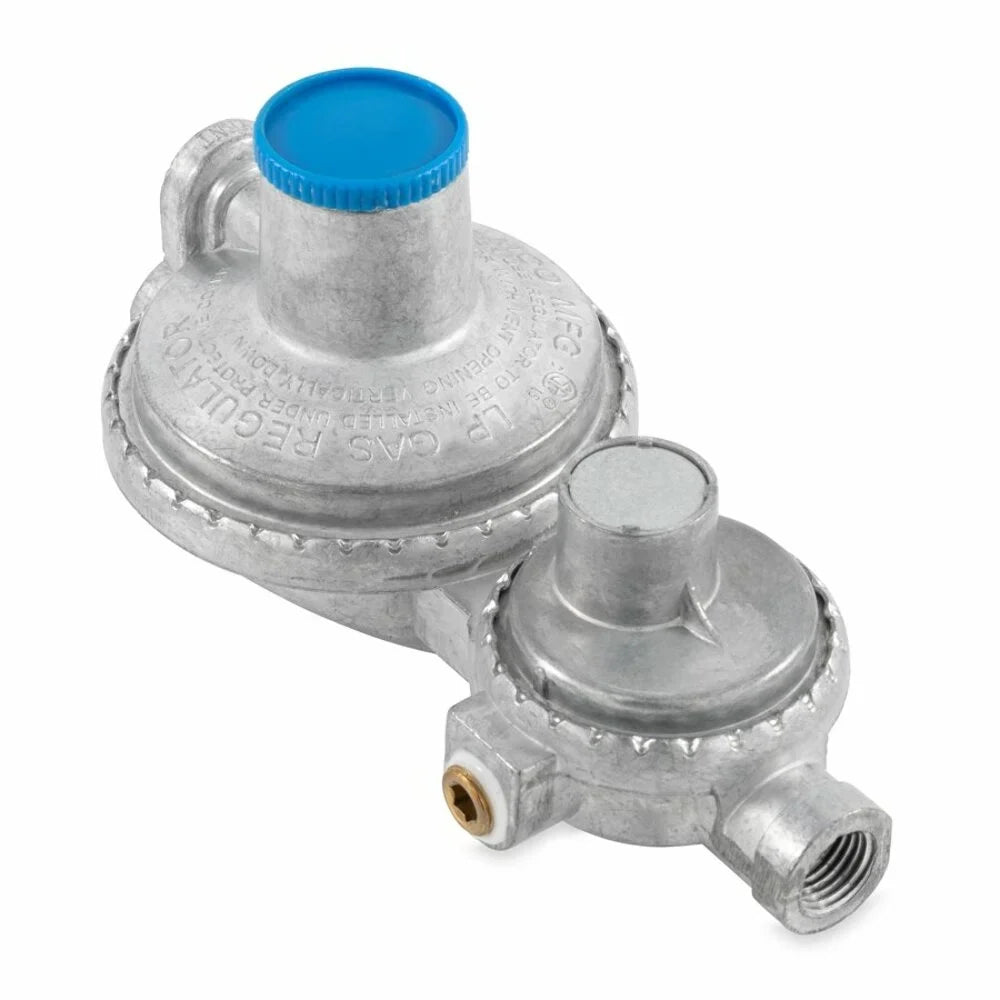 Silver (59313) - Regulator 2-Stage Vertical Propane RV Camco