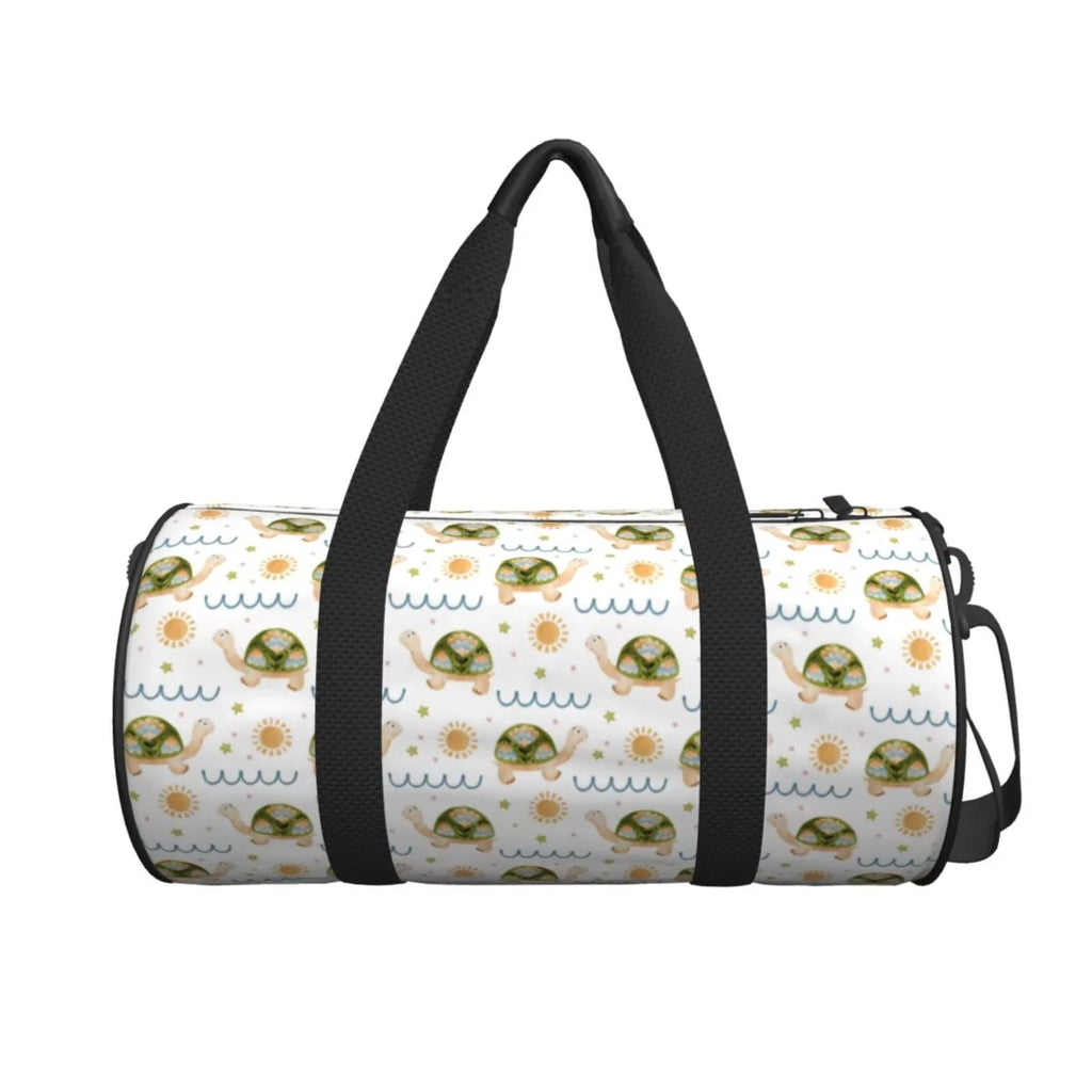 Turtle and Large Coaee Sea Sun Bag in Bag Basking Bag Capacity Sports Waterproof the with Pocket Travel Cylinder Gym Luggage Compartment