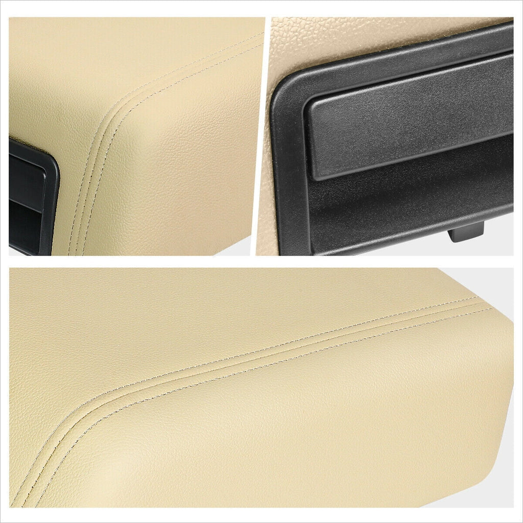 Lid Repair Armrest For Top Latch Console Kit Lincoln Center Cover Beige Ford