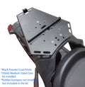 for Black with Cases Top Ryker Luggage Rack Mounts for Medium mounts Touring Shad Max