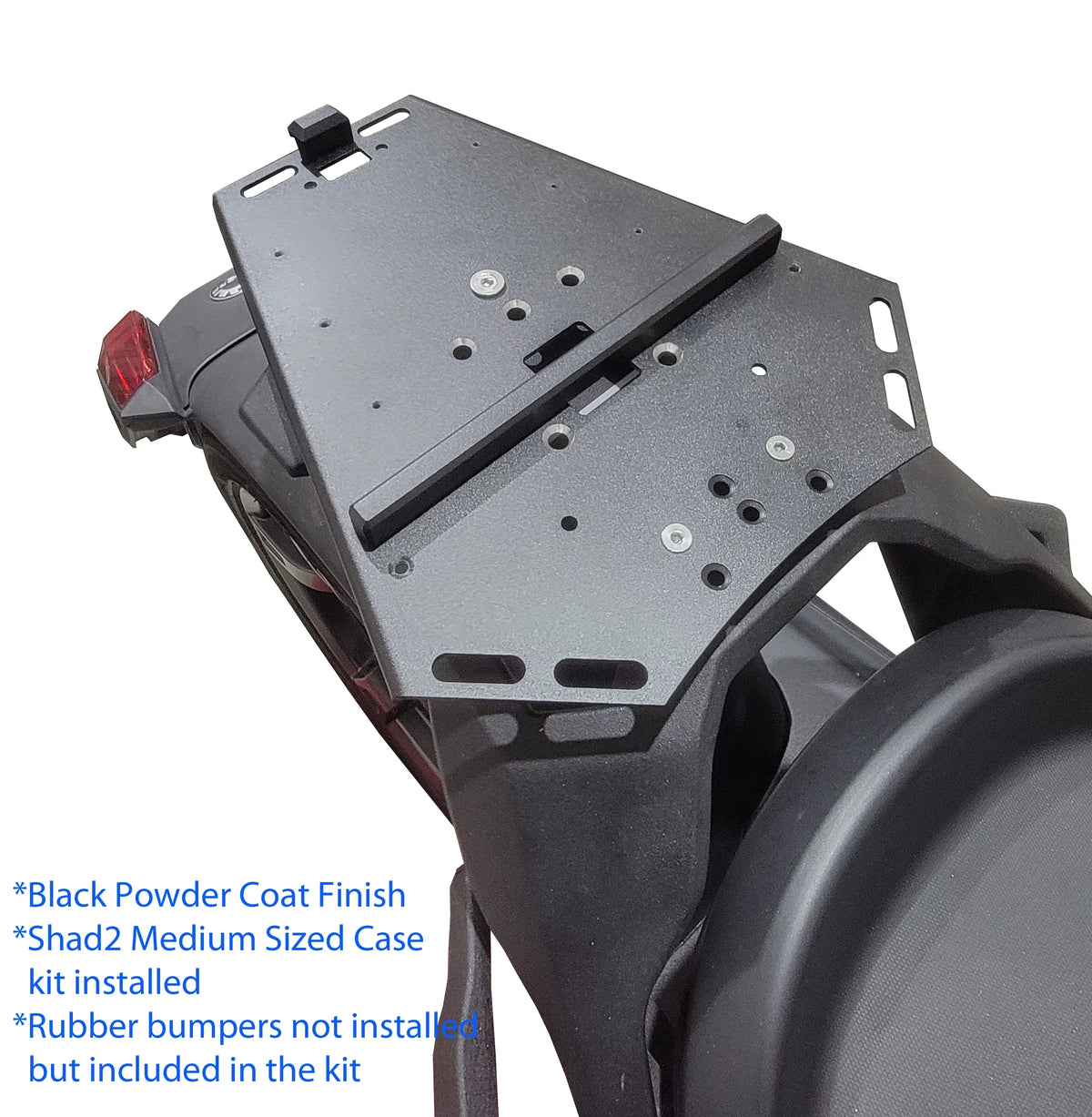 for Black with Cases Top Ryker Luggage Rack Mounts for Medium mounts Touring Shad Max