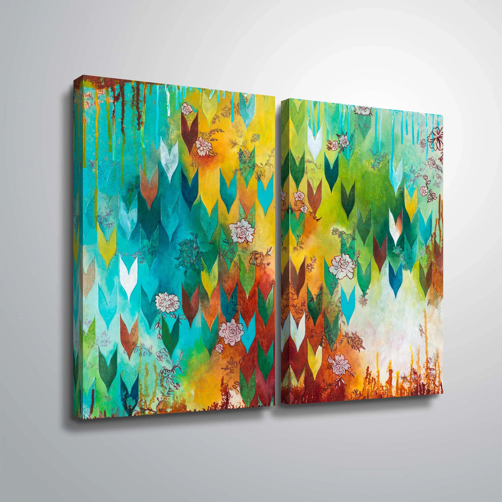 key Gallery 2 Robinson Heather happiness, Artwall Wrapped Noel Set by The Piece to Canvas