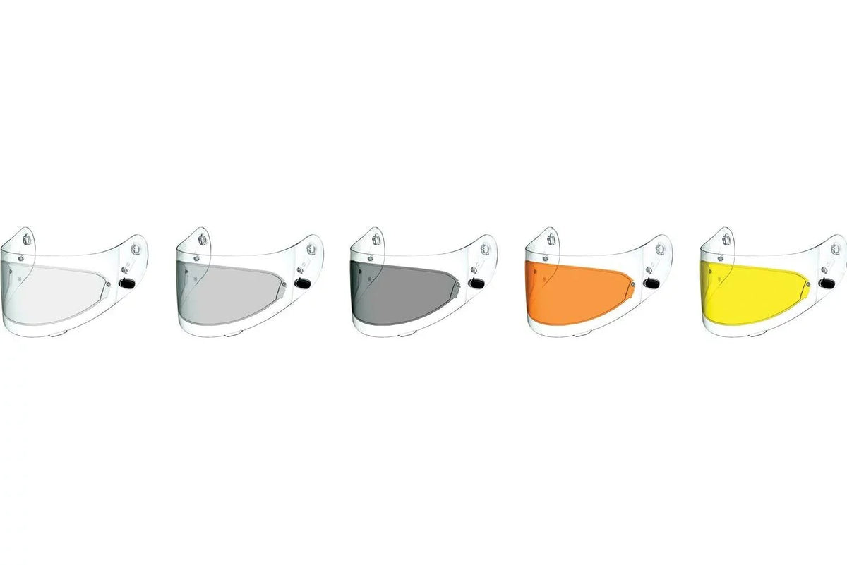 Dark Shield Tear-Off HJC Smoke - Posts Ready HJ-20 with