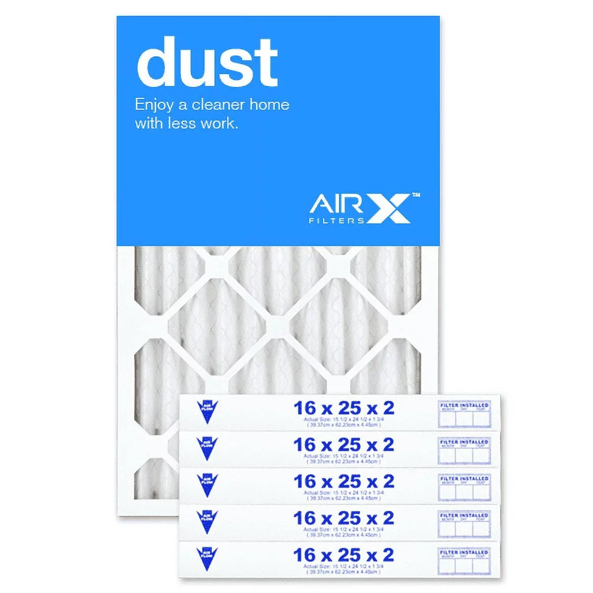 Pleated 6-Pack, MERV the atmospheric HVAC Made AIRx Filters Filter atmospheric USA 16x25x2 Filter, in 8 Dust Furnace AC