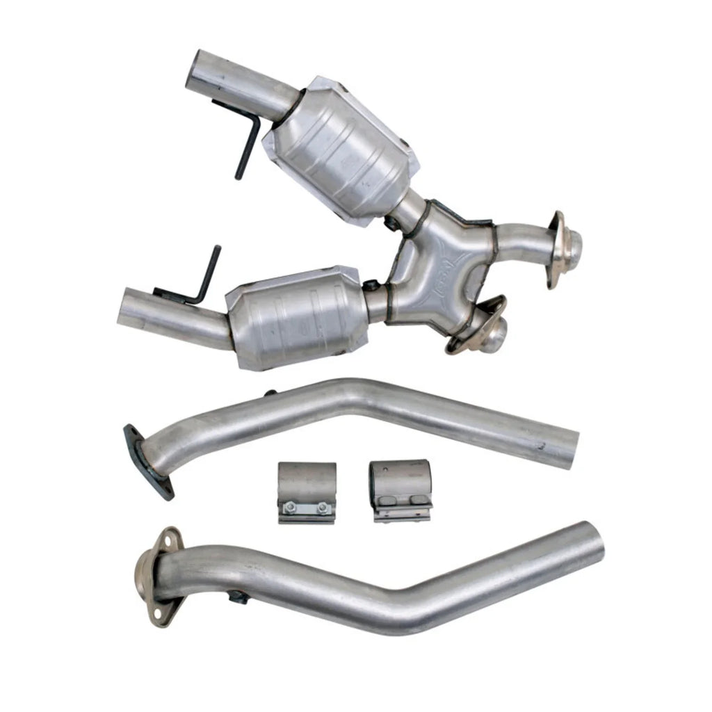 X select: 96-98 GT With - Fits BBK 2-1/2 Flow 4.6 MUSTANG Pipe High Converters 1996-1998 Catalytic Mustang FORD