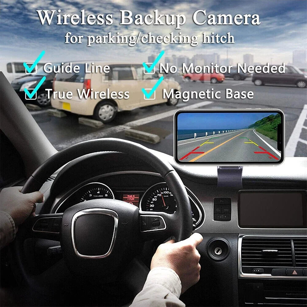 9600mAh Camera, WiFi Backup JLLOM Battery, Reliable View Magnetic Front/Rear Wireless,
