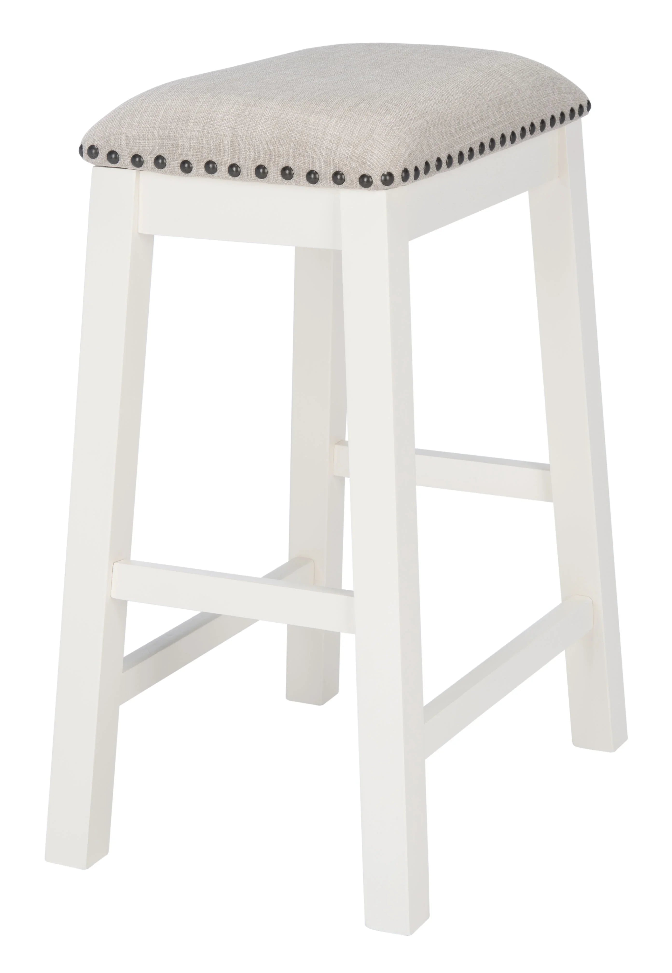 White, in. in. x (18.8 Aero Set SAFAVIEH in. D W of Mid-Century H) 2 25 Counter x Stool, 13