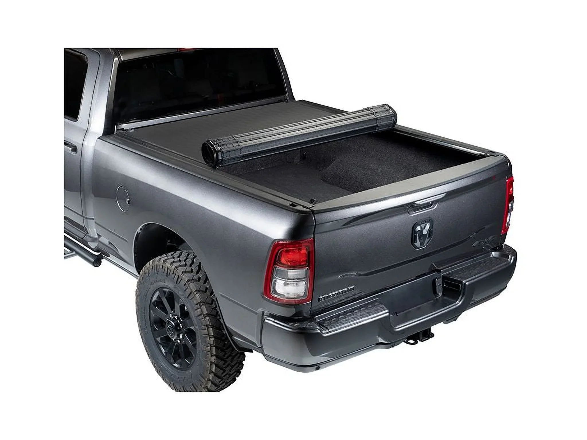 6' (76.3") 2500/3500 - 1500, 80213 Dodge 2018, | Classic 2019 X4s Compatible Hard | 2021 2010-21 - Truck Bed by Rolling BAK Revolver Ram Cover RealTruck with 4" Bed Tonneau 2009