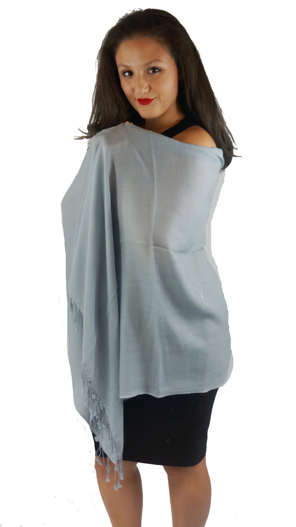 Grey) Shawl/Cashmere/Cashmere Scarf/Scarves/Shawl/Shawls/Stole/Wrap/Pashmina (Silver Scarf/Pashmina Scarf/Wool/Silk
