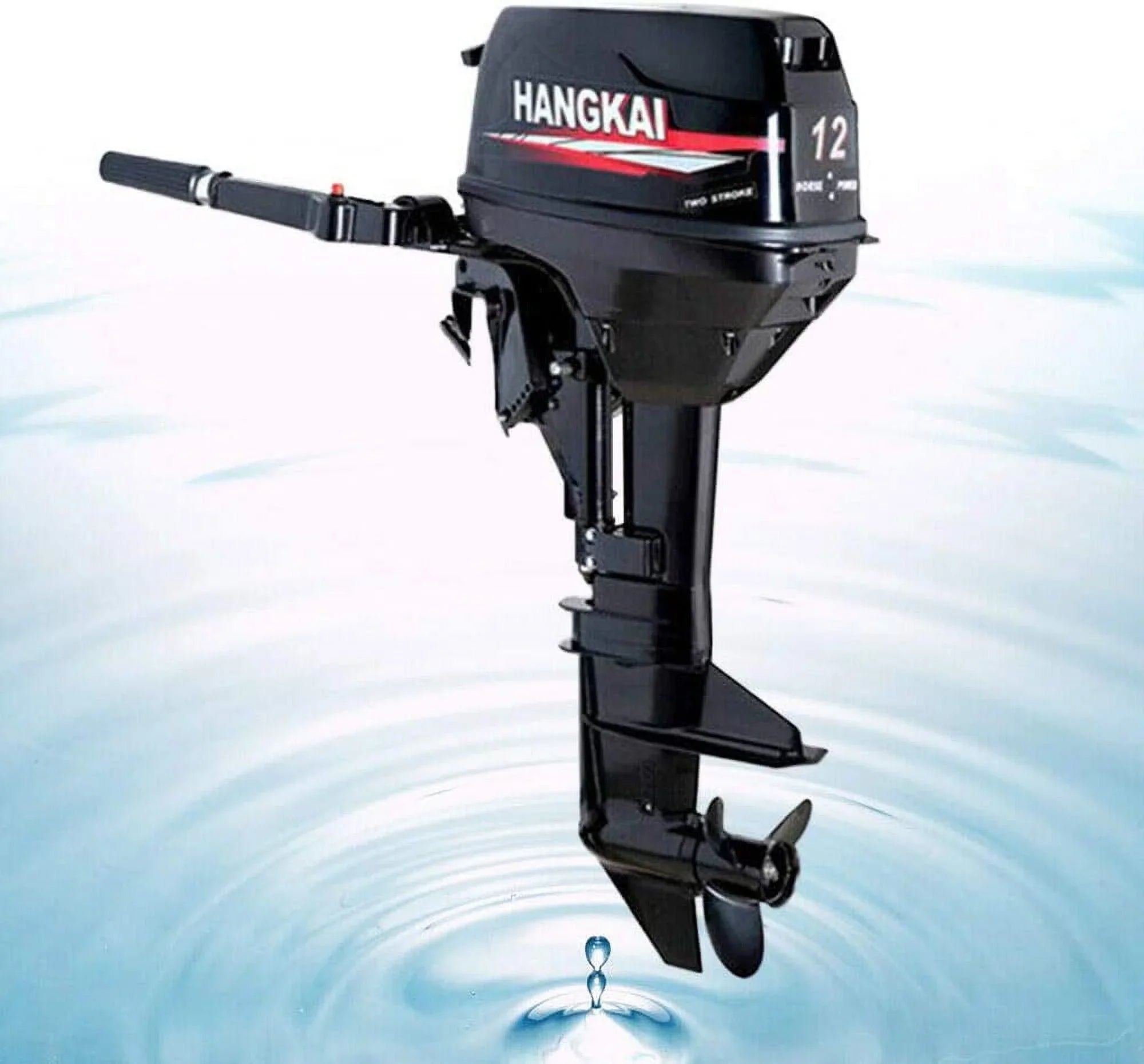 12 2 Cooling Outboard HP Boat Motor Fishing System w/Water Stroke Engine FETCOI