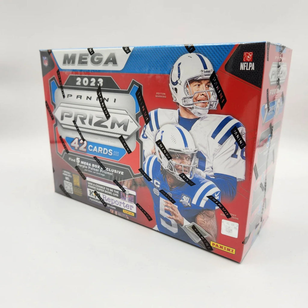 Mega Pulsar Prizm's Panini Hobby Football Prizm Purple 2023 Box