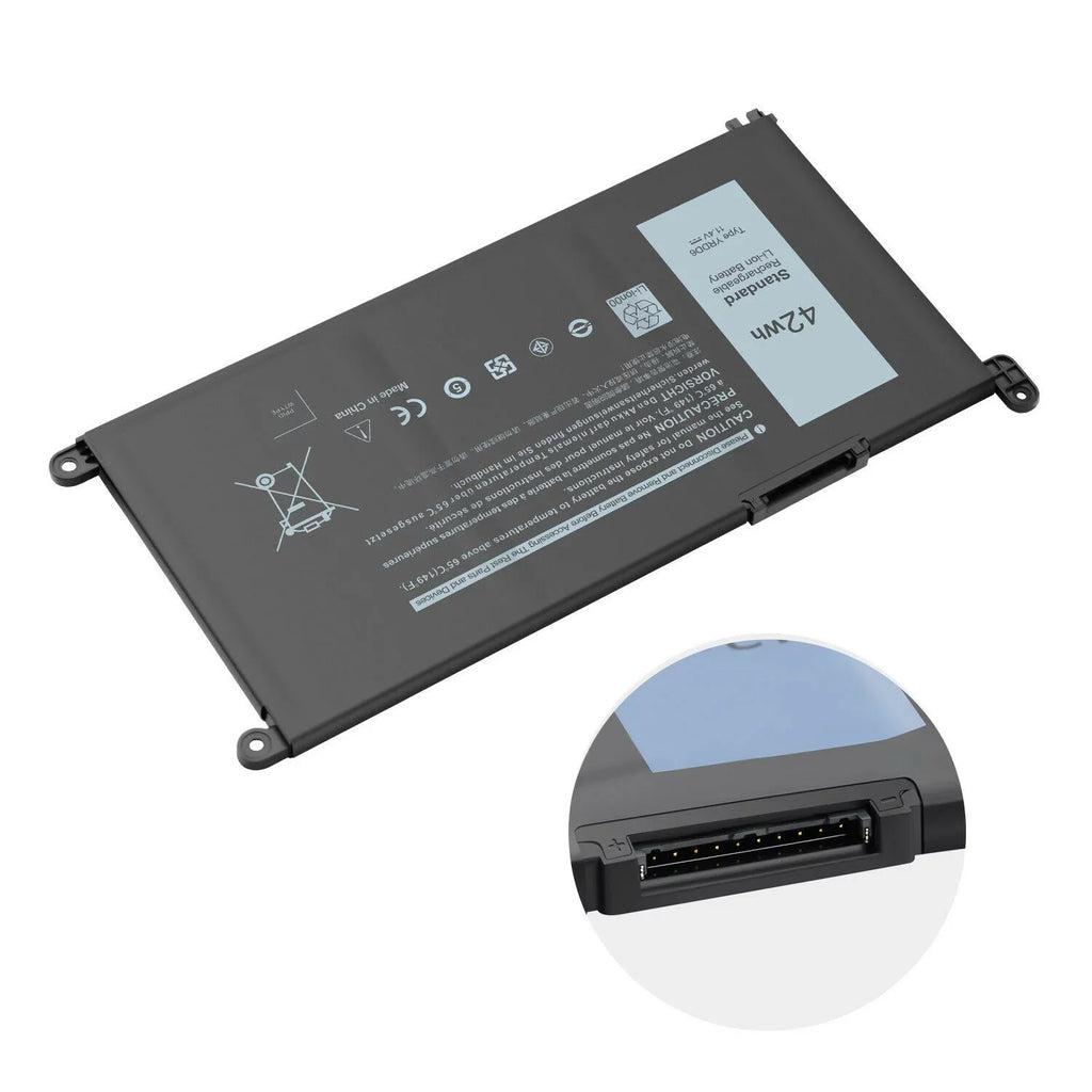 Laptop 5491 5485 42Wh 2in1 3493 3310 Dell 5482 7586 Battery Inspiron YRDD6 for