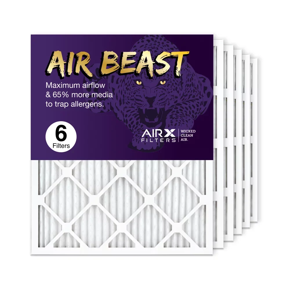 oxygen the Filter, in 20x25x1 Made 11 Beast oxygen MERV AIRx Pleated Filter Filters oxygen AC Furnace USA HVAC 6-Pack