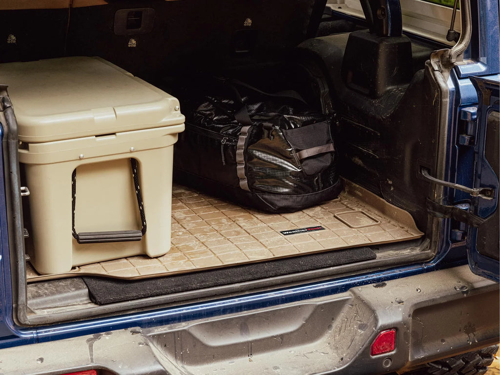 Row Liner Mariner, Seating Protector, Bumper Behind Escape, - 2nd Trunk with Bumper Tribute compatible Tan WeatherTech With with Cargo Protector