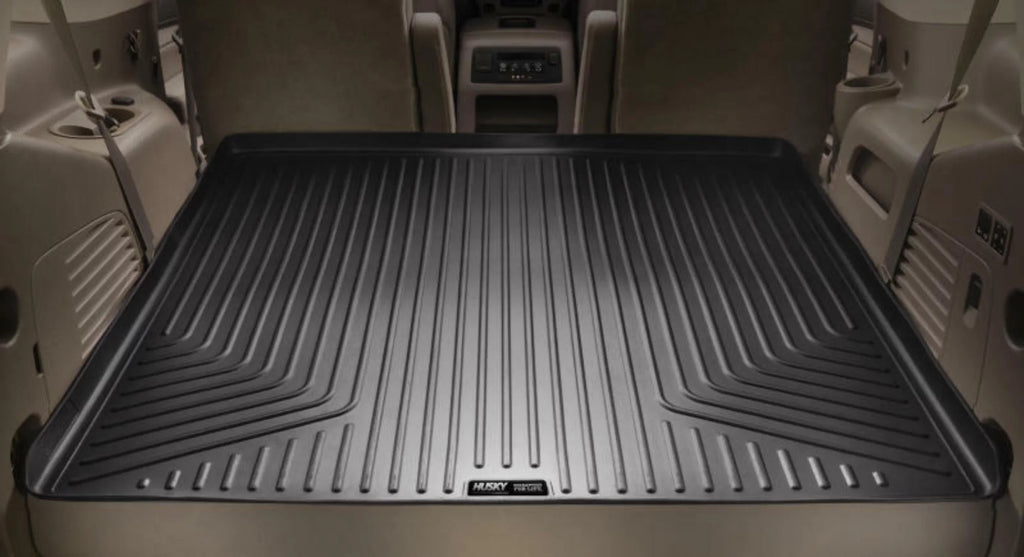 Ford Black upright Compatible Husky with under by Series Liner Seat Explorer; 3rd 3rd RealTruck Seat Behind 11-19 behind Weatherbeater Cargo and