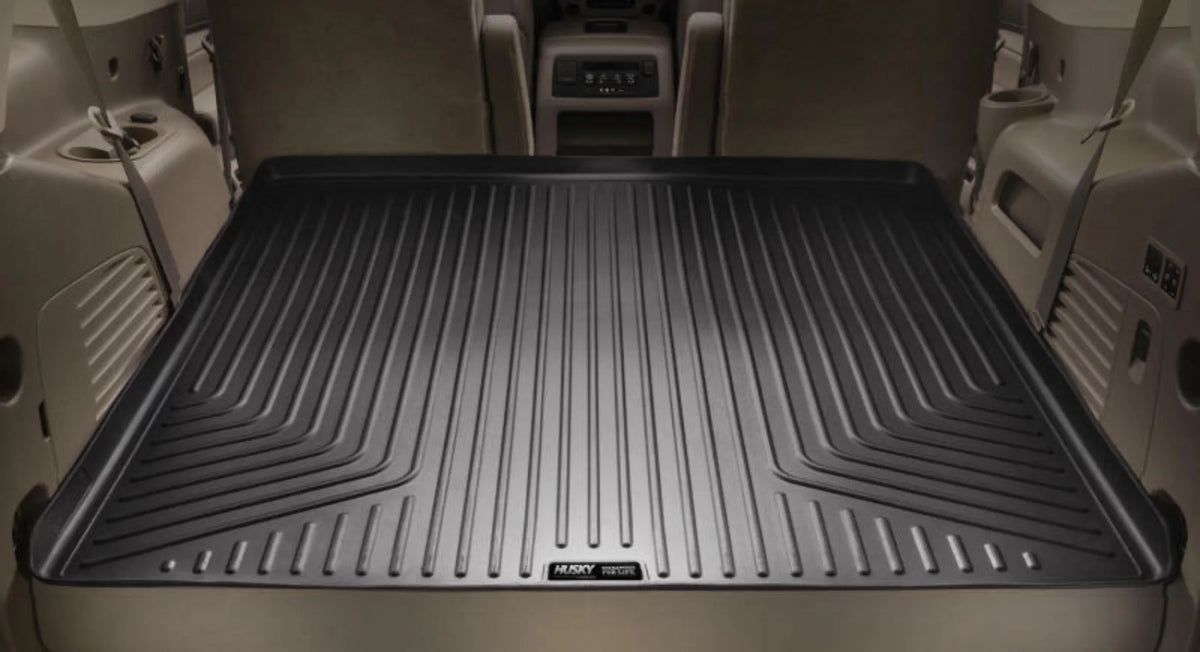 Ford Black upright Compatible Husky with under by Series Liner Seat Explorer; 3rd 3rd RealTruck Seat Behind 11-19 behind Weatherbeater Cargo and