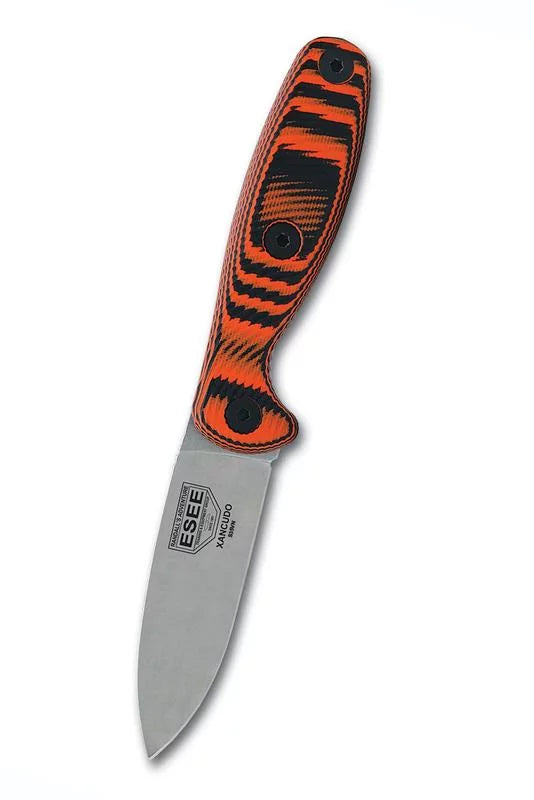 Knives XAN2-006 Orange/Black S35VN Stainless Xancudo Fixed G10 Blade & Steel ESEE Knife