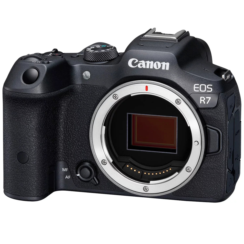 SanDisk Mount + 32GB 18-45mm Case with + Pack + Card Canon Accessory R7 ZeeTech Adapter Memory Lens + EOS Mirrorless 2 RF-S Camera