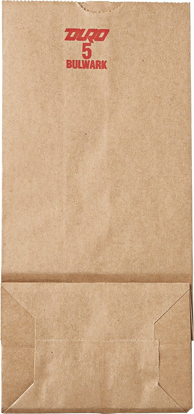 Kraft, Paper 5 500 50lb 1/4x3 Grocery, #5 General 7/16 bags 15/16, Extra-Heavy-Duty x10