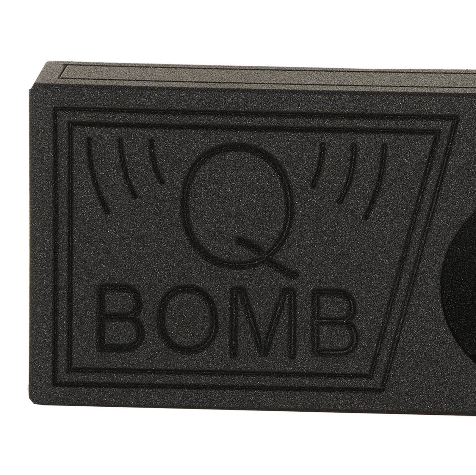 Single with 10" Box Vented Spray Pack) QBomb QPower (2 Subwoofer Black Bedliner