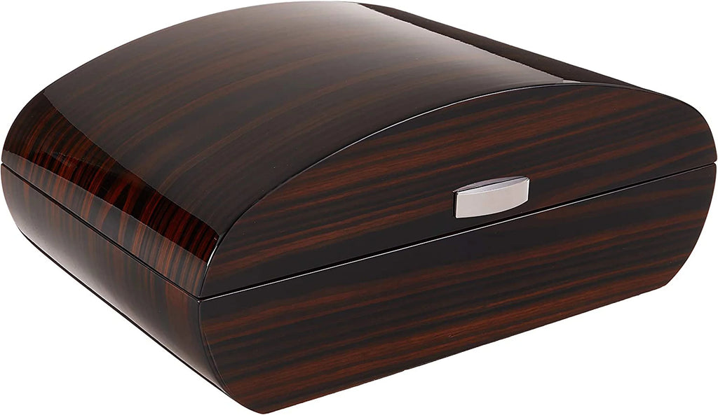 Humidor 150 - Finish Shaped Arc Cigar Waldorf Ebony Capacity: Lacquer -