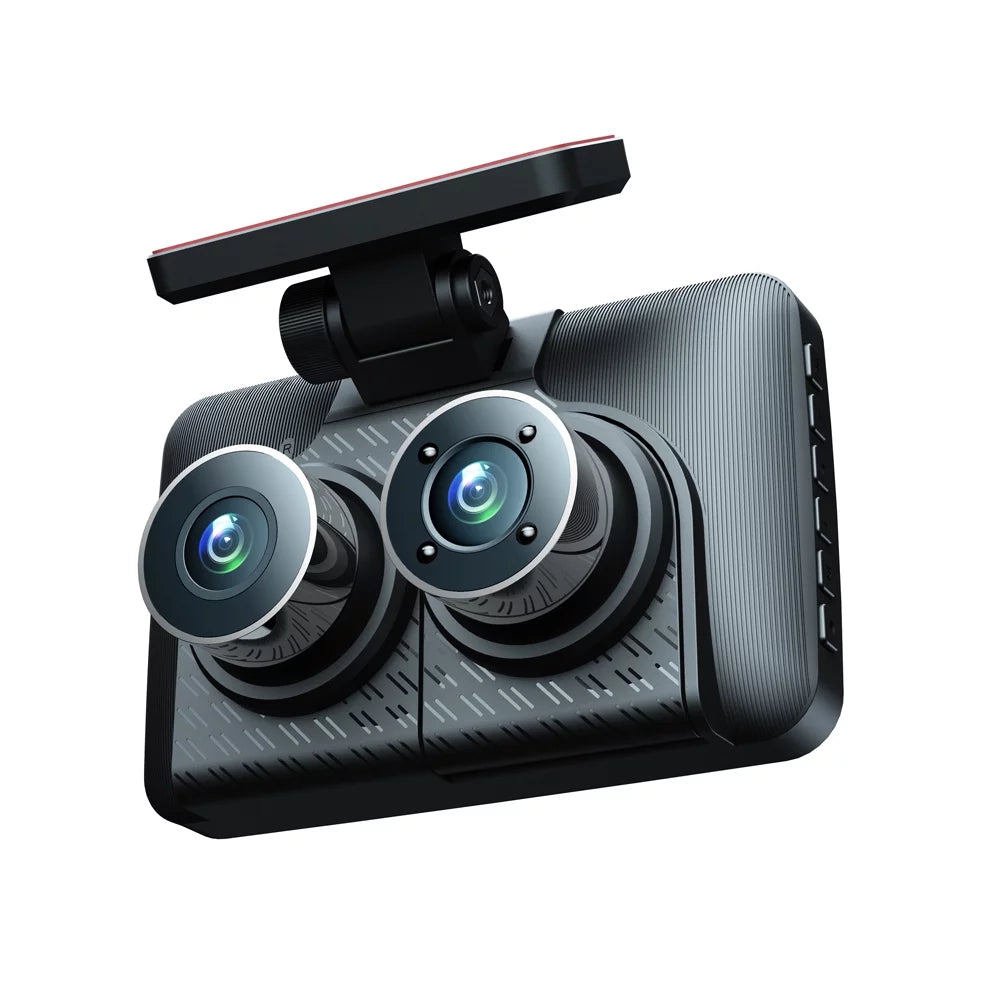 Dash Clear Camcorder Car Mirror Car 3 Car Angle Wide Recorder Recording Rearview Driving Cameras Video Auto Cam Camera Shinysix Safety 4in Recorder