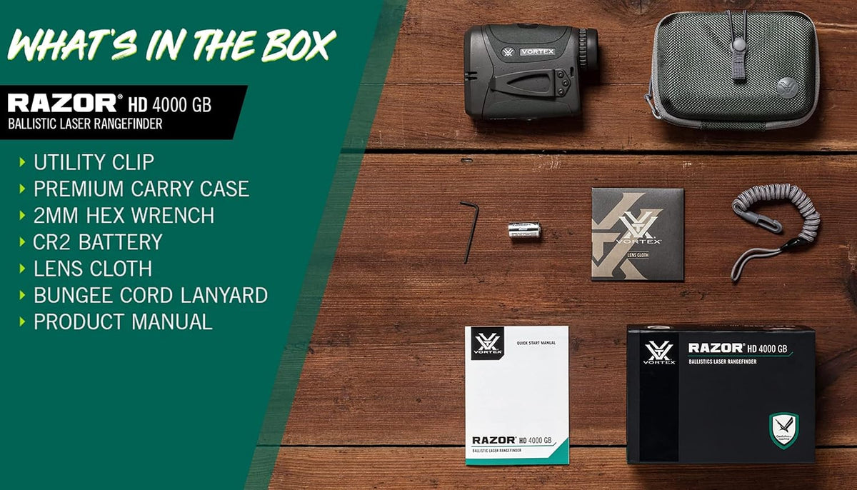 Vortex Razor HD 4000 Laser Rangefinders