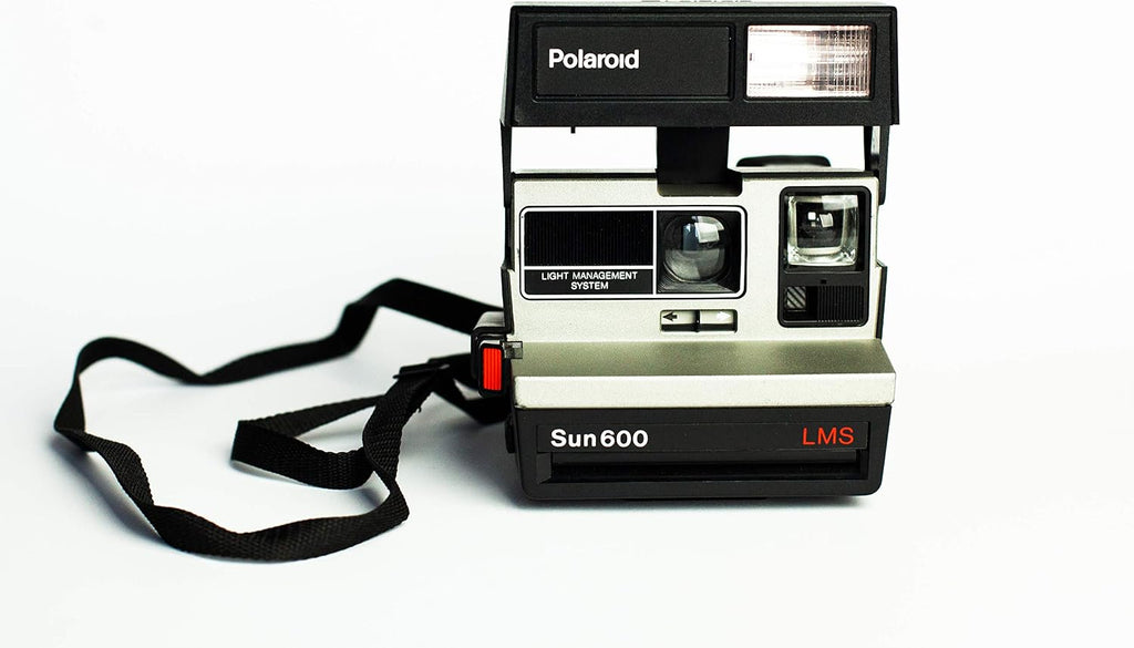 Polaroid 600 Sun600 LMS Instant Film Camera, Silver and Black (Renewed)