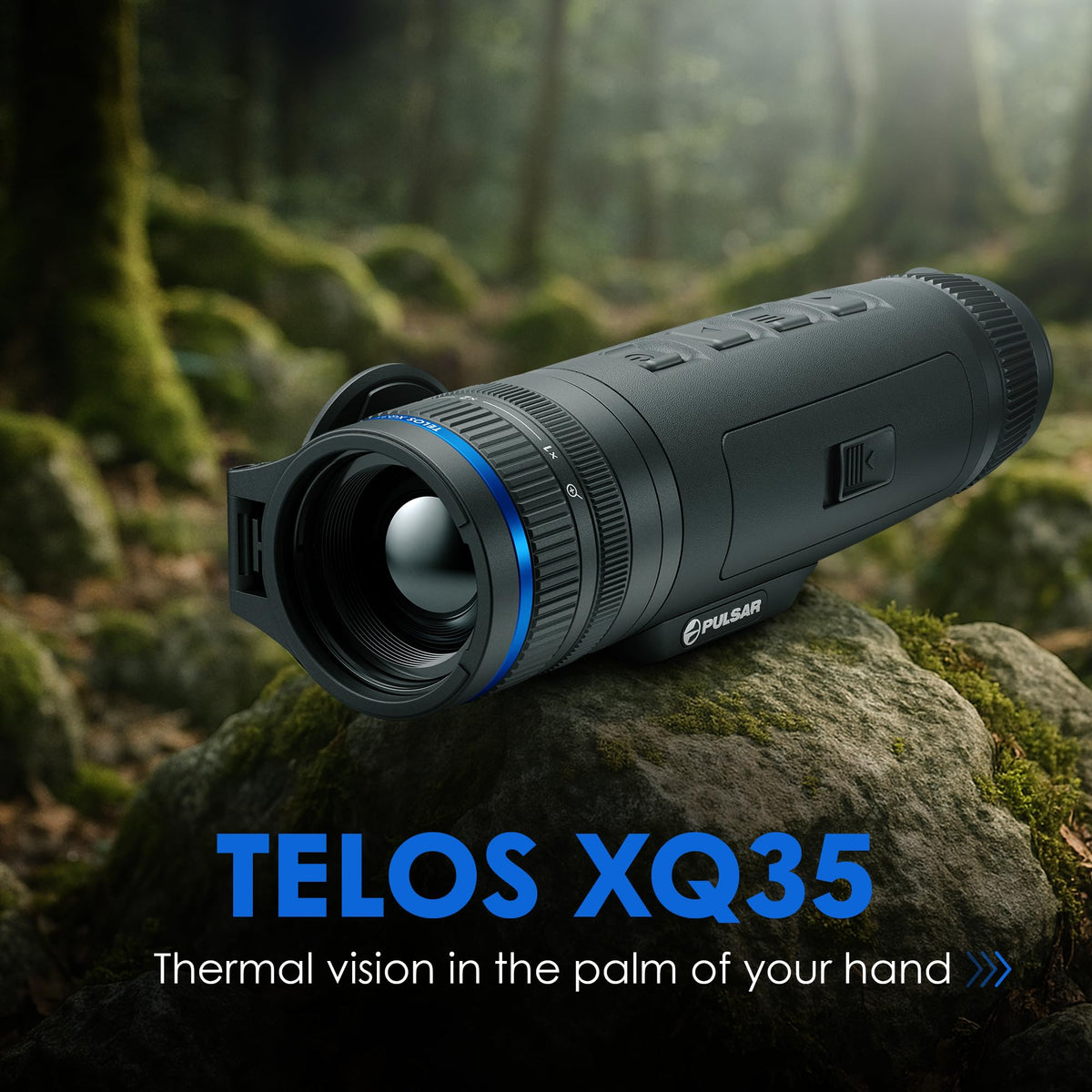 Pulsar Telos LRF Thermal Monocular with Laser Range Finder