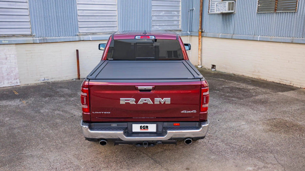 Electric Pickup Short Ram Sport RT038811E Non EGR 2019-2024 Dodge Box Retractable RamBox Cover Crew SXT SLT Rolltrac Bed Cab Fits 1500