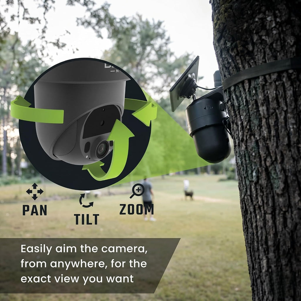 TACTACAM Defend 360 Cellular Security Camera, Solar Power, No WiFi