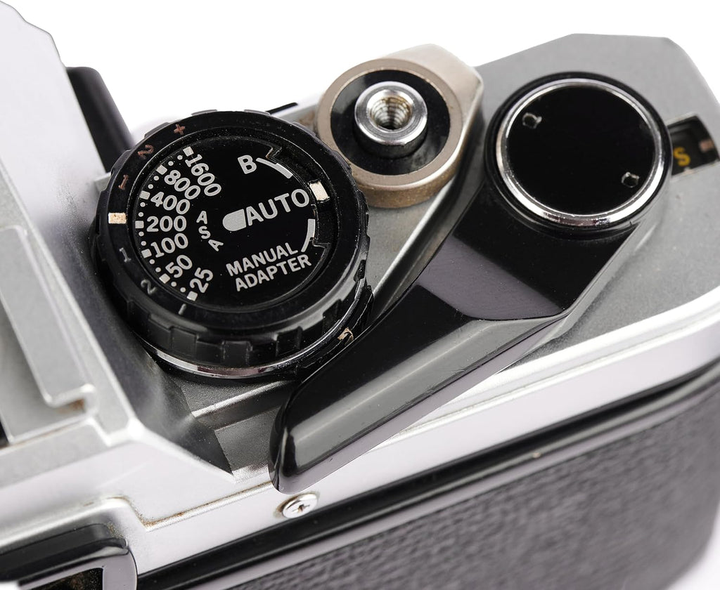 Olympus OM-10 OM10 35mm SLR Film Camera with Manual Focus Om Mount System Lens (Renewed)