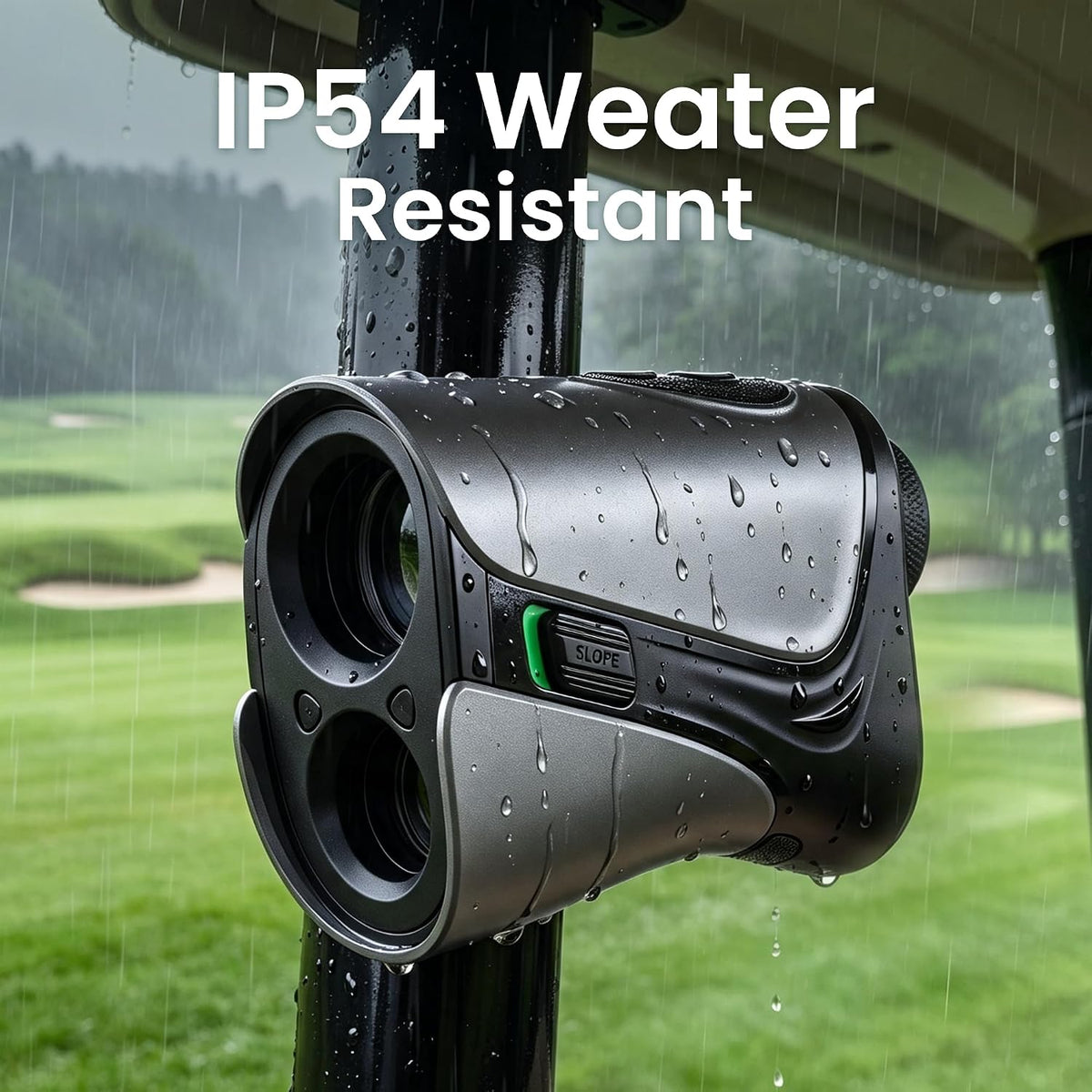 Golf Rangefinder 1200 Y Slope Compensation, Flag-Lock Alert & Touchscreen.