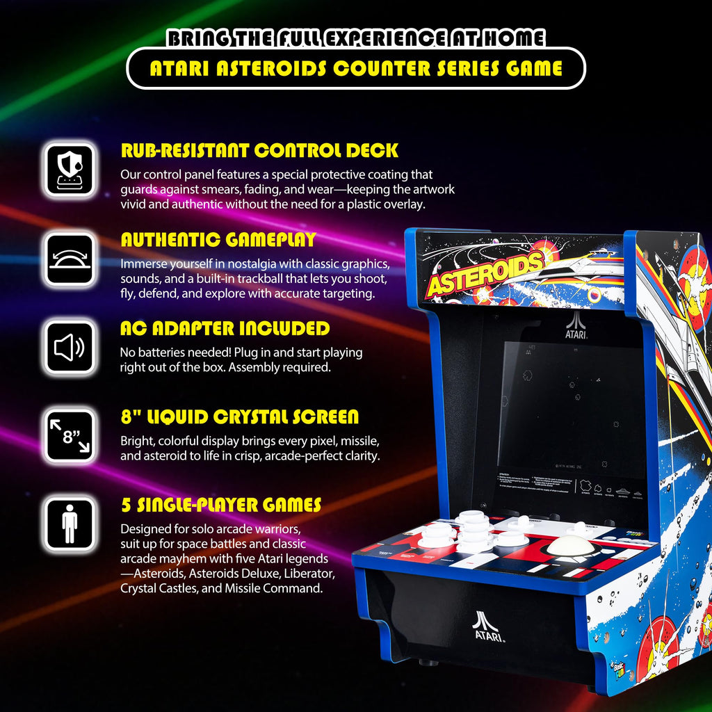 Arcade Classics WWE Counter Series Game Machine with 4 Games